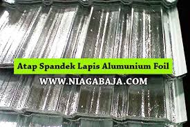 Aluminium adalah logam yang ringan dengan berat jenis 2.7 gram/cm3 setelah magnesium (1.7 gram/cm3) dan berilium(1.85 gram/cm3) atau sekitar 1/3 dari berat jenis besi maupun tembaga. Harga Atap Spandek Lapis Alumunium Foil Agustus 2021