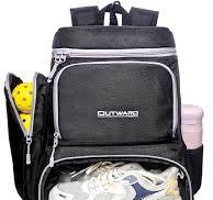 Mochila de lujo para pickleball para 4 paletas y más de 10 bolas,  compartimento para zapatos, gancho para cerca, bolsillos de almacenamiento,  eslinga ...