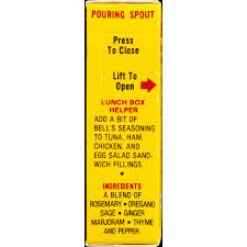 1 egg, 1/2 cup cooking oil, 1 cup cider vinegar, 1 teaspoon (generous) bell's poultry seasoning, 1 tablespoon salt, 1/4 teaspoon black pepper. Bell S All Natural Salt Fre Seasoning Blend 1 Oz Walmart Com Walmart Com