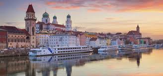 Arrive this morning in passau, at the confluence of the inn, ilz and danube rivers. Passau Railbookers