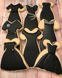 Little Black Dress Bachelorette Cookies Black Party Dresses Formal Cocktail Party Little Black Dress