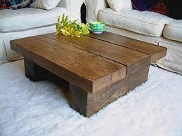 My aunt asked me about an oak coffee table she had. Kitchen Decor Idea Coffee Table Farmhouse Dark Wood Coffee Table Rustic Oak Furniture