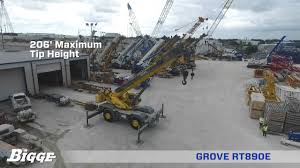 grove rt890e grove rt890e crane chart and specifications