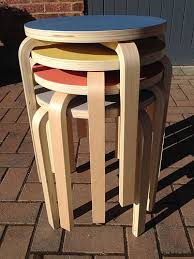 Ikea Frosta Stools Painted With Mini Moderns Paint Aalto Much Modern Stools Ikea Stool