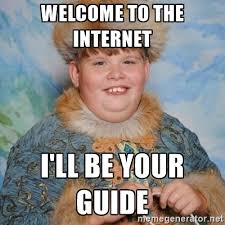 Image result for welcome to the internet meme
