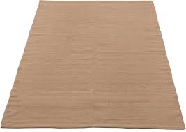 Paco home teppich wohnzimmer kurzflor waschbar weich modernes einfarbiges muster, grösse:120x170 cm, farbe:grau. Teppich Milo Andiamo Rechteckig Hohe 5 Mm Flachgewebe Reine Baumwolle Handgewebt Waschbar Wohnzimmer Online Kaufen Otto