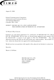 What is the purpose of a cover letter? Rep2000 900 Mhz Cordless Telephone Cover Letter Letter Explaining Purpose Of Application Recsol I C