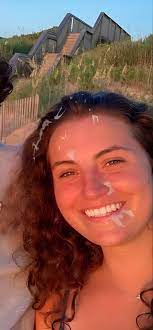 Brunette curly hair cumfake - Cum Face GeneratorCum Face Generator