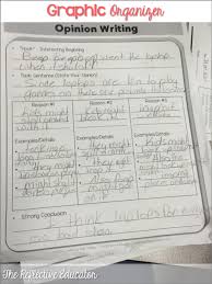 Students in fourth grade need varied practice developing their writing skills. Opinion Writing Hook And Topic Sentence The Reflective Educator