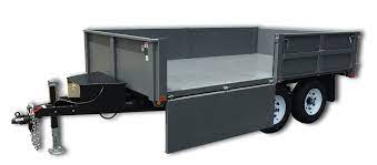 Bwise Manufacturing Builds Deck Over Dump Trailers With Fold-down Sides For Your Material-hauling Needs Utility Trailer Work Trailer Dump Trailers