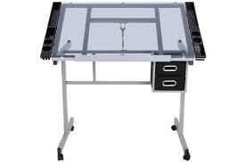 Zeny Adjustable Glass Drawing Table Drawing Table Artist Drawing Table Drafting Table
