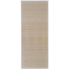 Rutschfest 100% bambus farbe grau neu. Teppich Bambus 80x200cm Natur