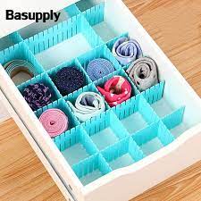Pretty and stylish storage boxes mean you can use them as a feature in any room of the house while staying organised. Basupply 4pcs Lot Diy Drawer Divider Adjustable Household Storage Box Drawer Partition Board Organizer For Sock Underwear 2 Size Drawer Organizers Aliexpress