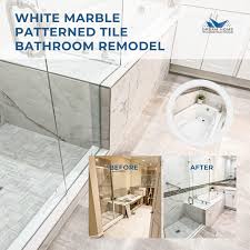 A remodeled bathroom in a 1920 cottage with white carrera marble honeycomb tile floors, a restoration hardware vanity, white carrera marble top, r.h. White Marble Patterned Tile Bathroom Remodel Kirkland Wa Dream Home Construction