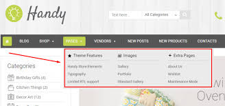 Design the submenus and preview how the menu will look on desktop, tablet & mobile. How To Recreate The Mega Menu Under Pages On Handy Themes Zone