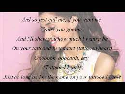 Ariana Grande Tattooed Heart Lyrics Tattooed Heart Lyrics Tattooed Heart Ariana Grande Ariana Grande Songs Lyrics