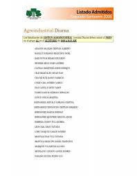 Agroindustrial Diurna