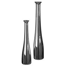 Shop Tall Silver Bud Vases Set Of 2 Overstock 27704811