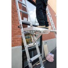 Metaltech 2 Rung Ladder Jacks E Lj20p The Home Depot Ladder Roofing Tools Scaffolding