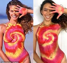 Explore more searches like brooklyn decker body paint 1080. Women Recreate Sports Illustrated Swimsuit Photos At Home Daily Mail Online