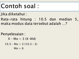 Hubungan Antara Rata Rata Hitung Median Dan Modus Ppt Download