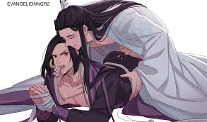 Rule 34 Dev - artist_request bishonen clothed_sex danmei ejaculation  erection gay gay_sex handjob hanfu jin_guangyao lan_xichen long_hair  long_hair_male male_only meng_yao mo_dao_zu_shi moaning penis penis_in_hand  penis_out robe white_robe yaoi ...