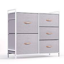 Check spelling or type a new query. Buy Romoon Dresser Organizer With 5 Drawers Fabric Dresser Tower For Bedroom Hallway Entryway Closets Gray Online In Indonesia B07mnzzvqr