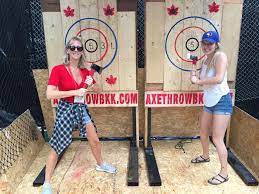Ever wonder how axe throwing got its start? How To Throw An Axe Axe Throwing 101 Golden Axe Throw Club Bangkok