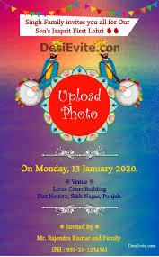 Check spelling or type a new query. Lohri Invitation Card In 2021 Invitation Card Maker Invitation Cards Invitations