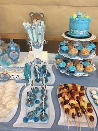 Check out our baby shower dessert selection for the very best in unique or custom, handmade pieces from our banners & signs shops. Boy Baby Shower Sweet Table Ask Geobetancour Gmail Com Baby Shower Dessert Table Desserts Dessert Table