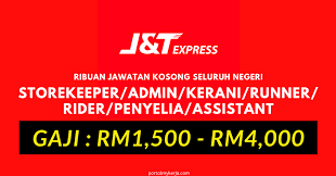 J&t express (officially pt global jet express) is an indonesian logistics company. Ribuan Jawatan Kosong Di J T Express My Kerja