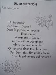 Un Bourgeon Comptine Ecole Comptines Comptine Mimee