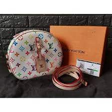 Louis vuitton mahina 'selene mm' bag. Lv Louis Vuitton Boite Chapeau Souple Round Sling Bag In Multicolor Monogram Shopee Philippines