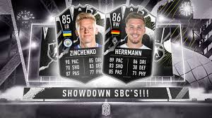 Zinchenko's price on the xbox market is 1,000 coins (15 min ago), playstation is 1,400 coins (8 min ago) and pc is 1,800 coins (22 min ago). New Showdown Sbc Zinchenko Vs Herrmann Fifa 21 Ultimate Team Youtube