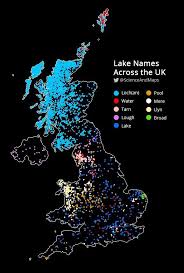 26 Twitter Lake Names Map Of Britain Map Of Great Britain