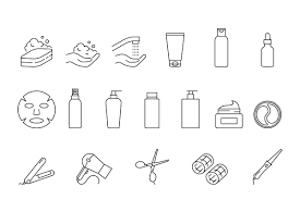 A wide variety of china cosmetic hair care china skin care and hair care products china herbal products guangzhou china united hair oil china beauty and hair care. Skin And Hair Care Icons Care Logo Hair Care Skincare Inspiration