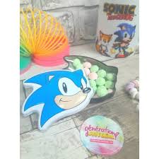 Boite De Bonbons Sonic Generation Souvenirs Sonic Sonic Le Herisson Bonbon Des Annees 80