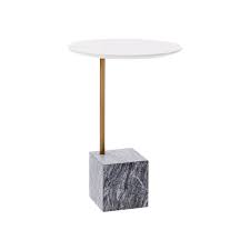 Save to favorites smart round marble top coffee table. Marble Cube Base Side Table