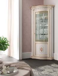 Buy wooden showcases online at the best prices. Corner Showcase In Classical Style Made Of Wood Milano Maronese Luxury Furniture Mr