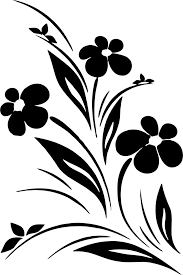 White flowers transprent png free download symmetry white. Simple Black And White Art Design Novocom Top