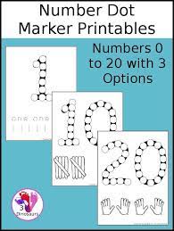 Dot markers printables have to be one of my favorite ways to learn. Free Number Dot Marker Pages 0 To 20 With Numbers Tracing Tally Markers And Hands For Counting 3dinosaurs C Numbers Preschool Dot Markers Homeschool Math