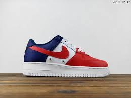 Nike Air Force 1 07 Lv8 Usa Af1 University Red White Navy Blue Mens Womens Winter Running Shoes Winter Running Shoes Nike Air Nike Air Force