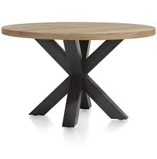 Furniture village extending dining table and chairs. Habufa Metalox Detroit Round Tables