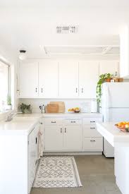 Many of the latest small kitchen designs have open shelving in place. 40 Best Small Kitchen Design Ideas Decorating Tiny Apartment Kitchen Pictures Apartment Therapy