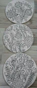 Hicran Nacakoglu Adli Kullanicinin Cini Tabak Panosundaki Pin Tezhip Desenler Sanat