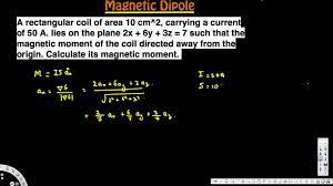 Calculate Its Magnetic Moment Magnetic Dipole Em Field In 2021 In This Moment Magnets Calculator