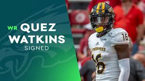 Terrance quez watkins is an american football wide receiver for the philadelphia eagles of the national football league. Eagles Sign Wr Quez Watkins To A Four Year Rookie Contract