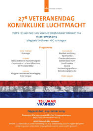 Er is geen nationaal defilé door de binnenstad van den haag, en ook geen. 27e Veteranendag Koninklijke Luchtmacht Vmvklu