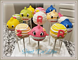 2nd Birthday Baby Shark Cupcake Cake Baby Shark Cake Pops Shark Cake Pops Shark Theme Birthday Shark Birthday Cakes