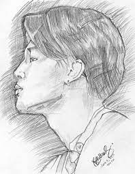 My Drawing Of Bts Jimin Bts Desenho Desenho Desenhos